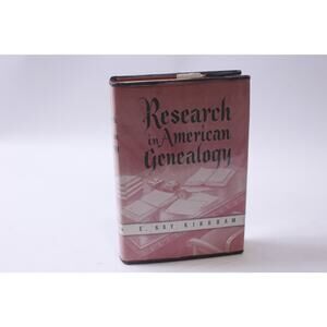 Research In American, Genealogy, E Kay Kirkham, 1956, Deseret Book, Book, Vintag